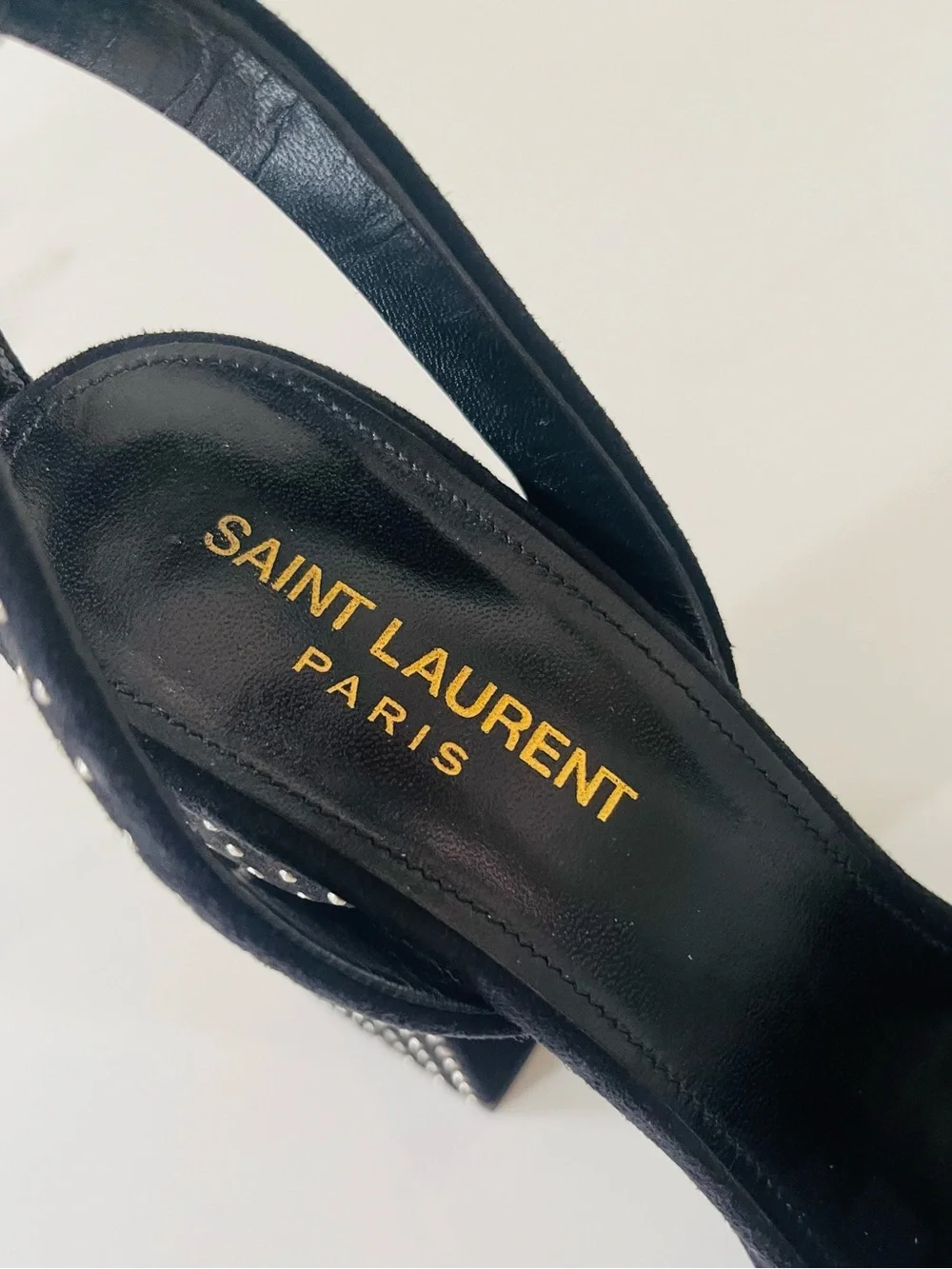 AUTHENTIC YSL STUDDED PLATFORMS